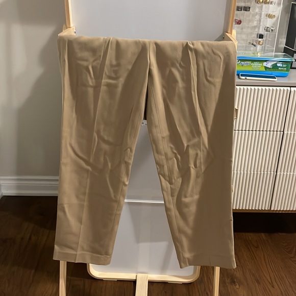 club monaco self buckle pant camel - Picture 3 of 7